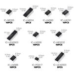 Kit 85 circuiti integrati 10 modelli WB2385Kit 85 circuiti integrati 10 modelli WB2385