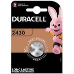 Batteria a bottone al litio 3V CR2430 Duracell 5000394030398 WB335