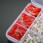 Kit diodi led 5mm 500pz 5 colori WB360