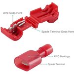 Kit 120pz terminali autofilettanti a giunzione rapida e a forcella con sgancio rapido WB380