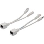 Cavi adattatori POE Fast Ethernet cavo iniettore/cavo splitter spina/presa DC 5,5mm 6293532565152 WB598