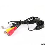 Microtelecamera AHD 3.6mm a colori con microfono 8 LED IR Z365