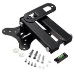 Supporto a muro per TV LED LCD 14-24'' inclinabile 3 snodi nero