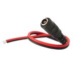 Connettore DC femmina 2.1x5.5mm con cavo 23cm 01336