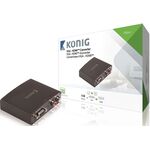Convertitore video VGA Femmina+2 RCA Femmina - Uscita HDMI Konig 5412810240869 KNVCO3410 WB1395