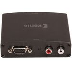 Convertitore video VGA Femmina+2 RCA Femmina - Uscita HDMI Konig 5412810240869 KNVCO3410 WB1395