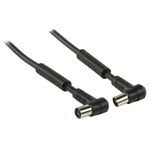 Cavo Coassiale 120 dB ad Angolo Coassiale Maschio - Femmina Coax (IEC) 10m Nero 5412810184743 541281018474 VLSP40120B100 ND9105