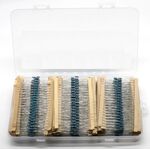 Kit 2600pz resistenze 130 valori 1/4W 0.25W 1 Ω ~ 3MΩ WB821