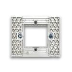 Supporto bianco 2 posti linea Zen MAPZ2002B 0793541344824 01110