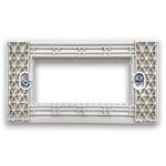 Supporto bianco 4 posti linea Zen MAPZ2004B 0793541342264 01154