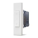 Commutatore doppio tasto interbloccato bianco linea ZEN MAPN230B 0793541346088 01156