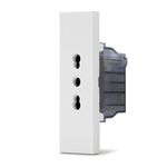 Presa bipasso 10–16A bianca linea ZEN MAPN218B 0793541341335 07504