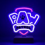 Lampada neon LED con stand Paw Patrol - Logo OW-120146 B5685 GSM189324Lampada neon LED con stand Paw Patrol - Logo OW-120146 B5685 GSM189324