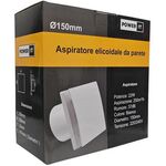 Aspiratore elicoidale 22W 250m3/h 37db 150mm 8055598010032 E2088