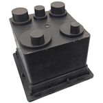 Pozzetto con coperchio per cavi elettrici PP con guarnizioni e viti 250×250 mm PC25E 1PC25E E9125