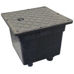 Pozzetto con coperchio per cavi elettrici PP con guarnizioni e viti 250×250 mm PC25E 1PC25E E9125