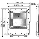Faro LED 150W 18000Lm 6000K bianco freddo IP65 6972538046642 3022800 EL1472