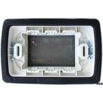 Placca Idrobox IP55 13x8.5cm Bianco compatibile Matix S5003B 6970597465749