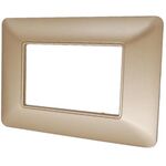 Placca in tecnopolimero 3P oro compatibile Matix 6970311027192 8003-08 3P Oro/Mtx EL2253