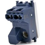 Pulsante unipolare bianco con spia compatibile Vimar Arké 0793541339868 965B EL236