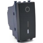 Interruttore bipolare nero compatibile Vimar Arké 0793541340031 902N EL288