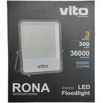 Faro LED 300W 36000Lm 6000K bianco freddo IP65 6972538046666 3022820 EL3072