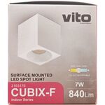 Faretto LED da soffitto 7W 3xCCT 840lm 9*9*10CM bianco 6977231352663  2103170 EL3259