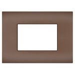 Placca 3 posti bronzo compatibile Vimar Arké 0793541339622 R9003-14 EL342