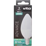 Lampadina LED C38 9W E14 810lm luce naturale 4000k 6972538048288 1519400 EL354
