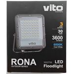 Faro LED 30W 6000K 3600lm IP65 luce fredda 3022750 6972538046611 EL4108