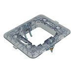 Kit placca e supporto 2 posti compatibili Matix EL4030