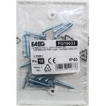 Coperchio a vite per scatola 503 FAEG - confezione da 10 pezzi FG10033 8028487100336 EL3263