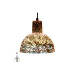 Lampadario in vetro cromato 1xE27 Ø20cm 8698553607245 4102450 M110