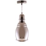Lampadario in Vetro Fumè E27 Ø140mm 8698553607153 4102330 M964
