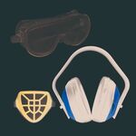 Set di protezione 3 pezzi Cuffie Maschera Occhiali TMK19647 6901260196479 TL9950