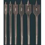 Set 6 punte a pala per legno 10-25mm TMK19142 6901080191425 W1465