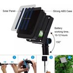 Striscia LED luce fredda in filo di rame 10m 100 led con pannello solare 8016952088012 208801 WB249