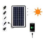 Pannello Solare USB 12W 5V 2.4A ricarica rapida 7867866007122 ZO-712KC WB664