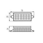 Lampadina RANGO MINI LED R7S SMD-WW 6W 500lm 3000k Kanlux 5907540962568 15099 KA1060