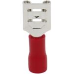 Connettore faston femmina 6.3mm rosso 0.5-1.5mm confezione da 100 03360140 8595563716458 B5660