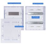 Centralino da parete 24 moduli con porta trasparente 8053323555865 TSM-S 24WAY E9220