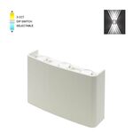 Lampada applique bianca da esterno 6W SMD 16*10CM IP65  6970233835349 3231120 EL028