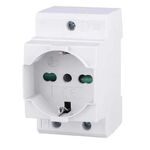 Presa Schuko per quadro elettrico 16A 250V Bipasso + Terra EBSA4-Y EL059