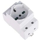 Presa Schuko per quadro elettrico 16A 250V Bipasso + Terra EBSA4-Y EL059