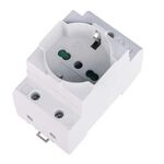 Presa Schuko per quadro elettrico 16A 250V Bipasso + Terra EBSA4-Y EL059