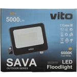 Faro LED per esterni 50W 5000Lm luce fredda 6000K IP65 6970233833130 3022610 EL1554
