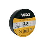 Nastro isolante 19mm 20m nero 6972538046369 7500120 EL163