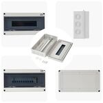 Centralino da Parete IP65 – 18 Moduli con Porta Trasparente EL192