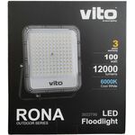 Faro LED 100W 12000Lm 6000K luce fredda IP65 6972538046635 3022790 EL199