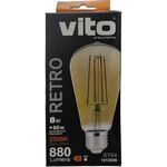 Lampadina LED retro 8W 880Lm E27 2500K luce calda EL2125 6970233831556 1513530